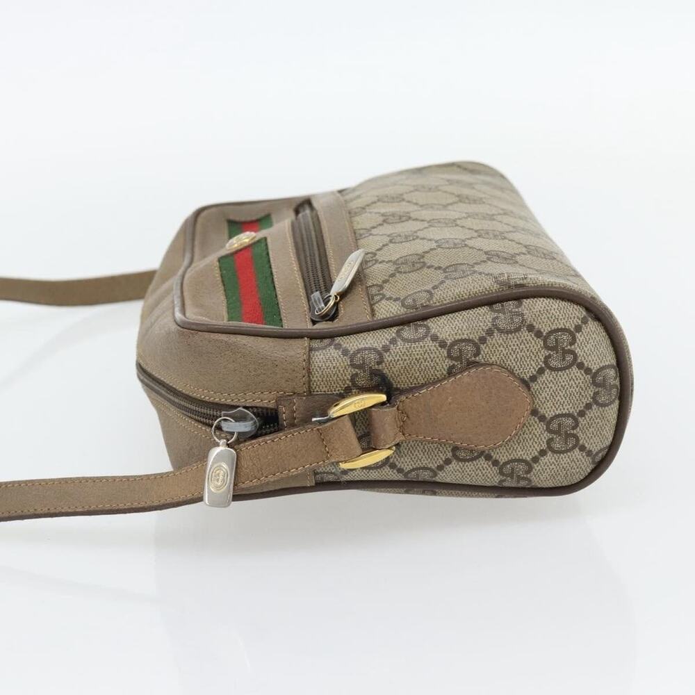 Gucci GG Supreme Web Shoulder Bag Beige - Picture 4 of 16